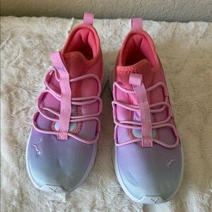 Puma Pink and Purple Gradient Sneakers
